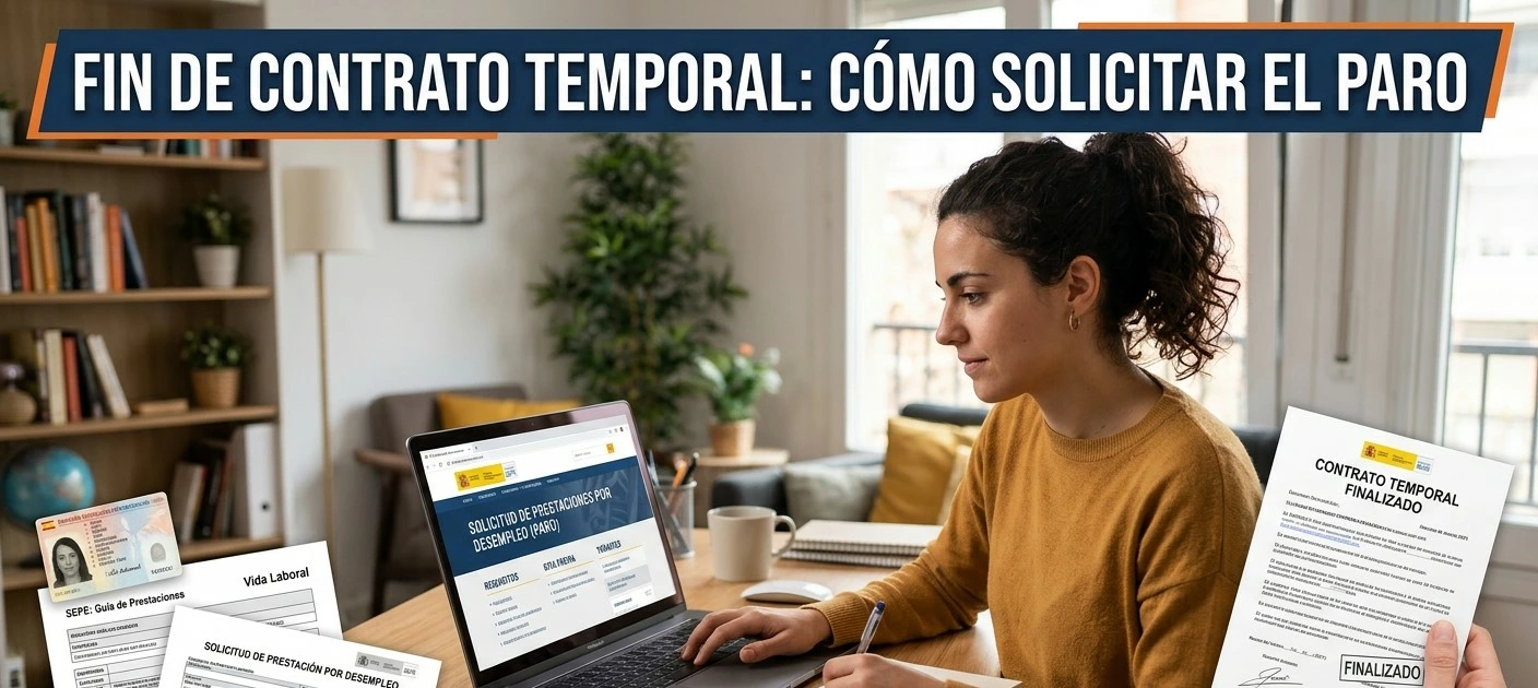 Fin de Contrato Temporal: Cómo Solicitar el Paro